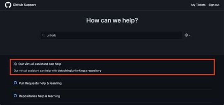 Can i unfork a repo?