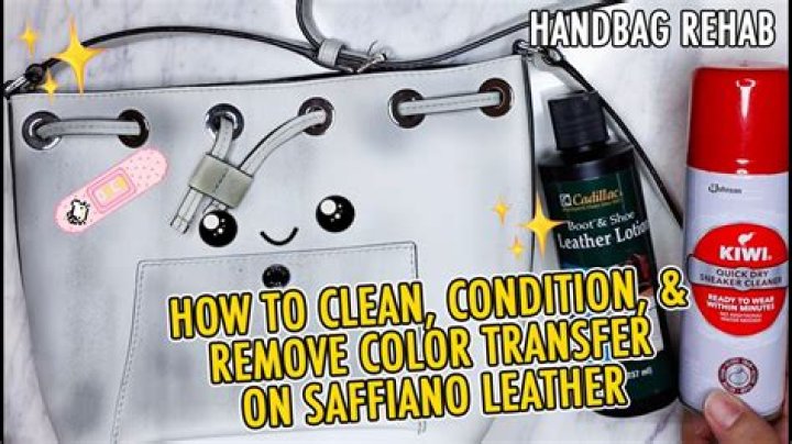 How to clean saffiano leather?