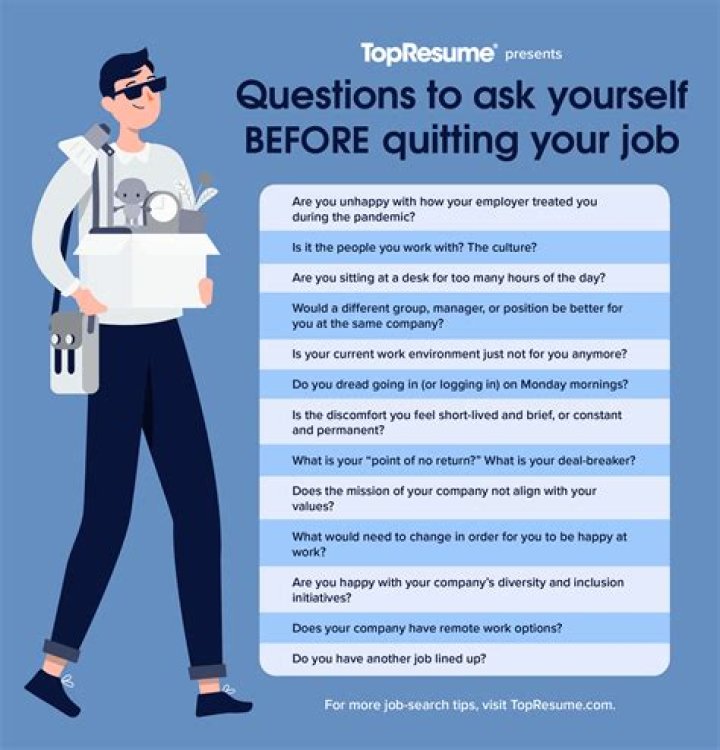 What to say when quitting a job?